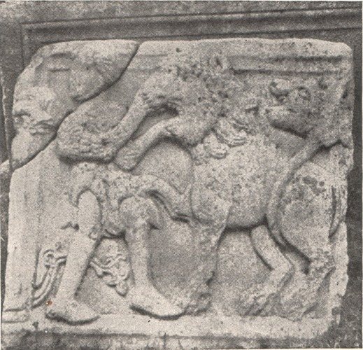 Fig. 6. Digenis Akritas fighting a lion