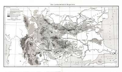 Das Landschaftsbild Bulgariens