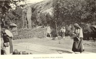 Peasants weaving near Ochrida