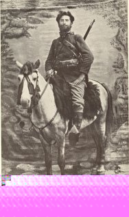 Tchakalaroff, commander of the southern insurgent corps, taken during the occupation of Klissoura, 1903