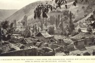 A Bulgarian village near Ochrida a year after the insurrection, showing how little had been done to repair the devastation. (October, 1904)