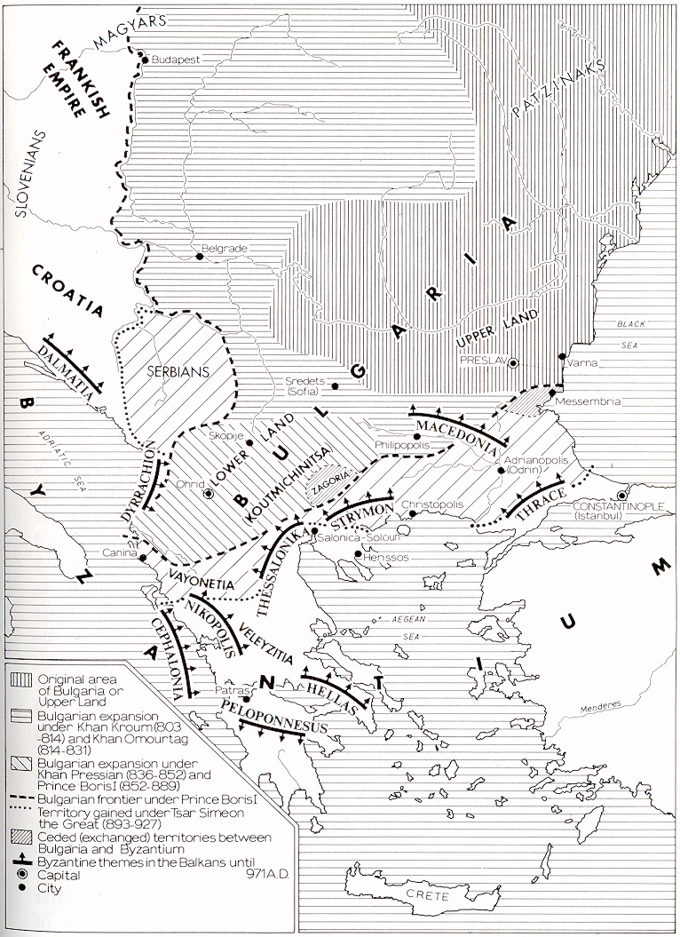 ethnic and political changes in the Balkans, A.D. 800-972