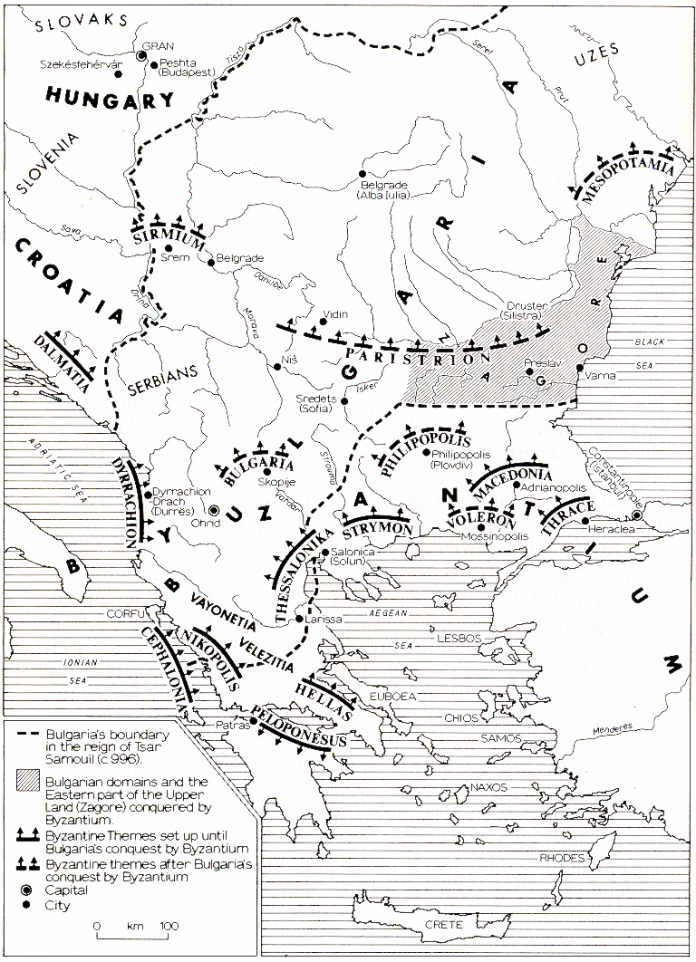 political changes in the Balkans, A.D. 972-1185.