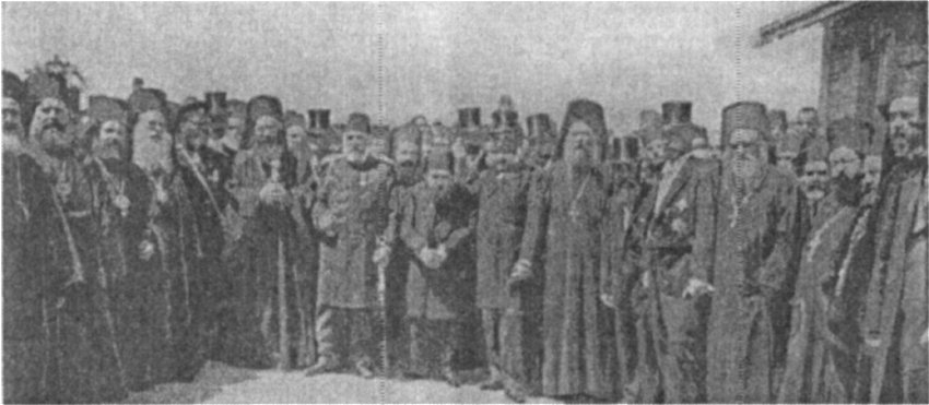 Участници в юбилея на екзарх Стефан I, 25 април 1902 г. в Цариград