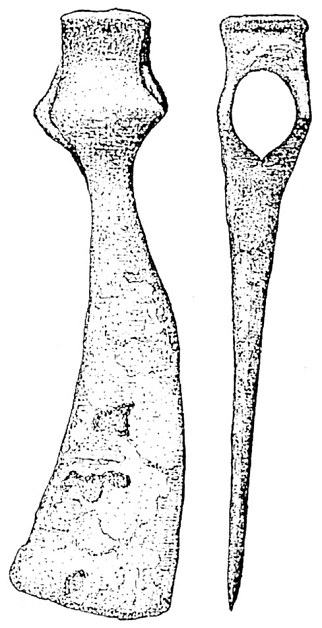  Сл. 11. Боева секира од Вратиславци, кај Делчево, 10.—12. век
