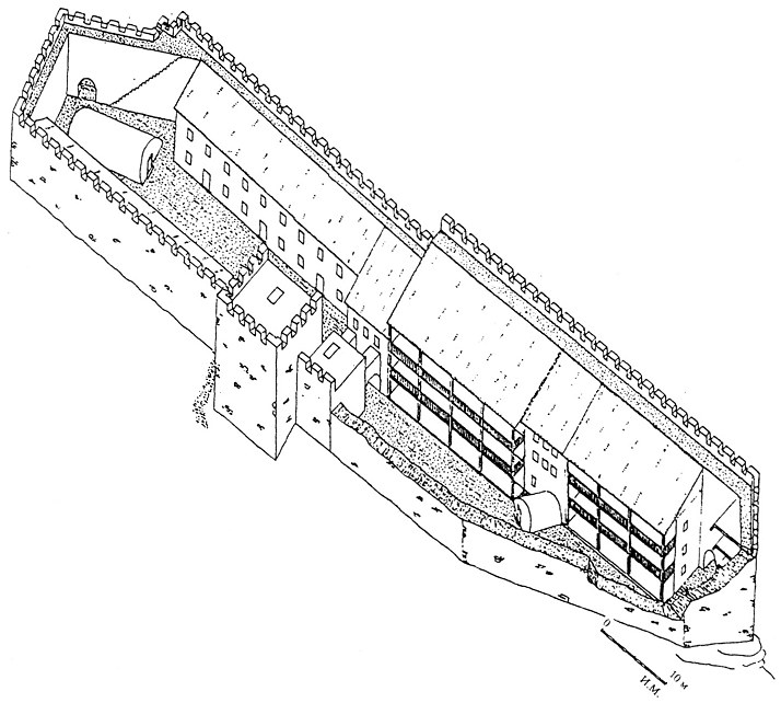 Сл. 178. „Хисар”, Штип, реконструкција на дворецот