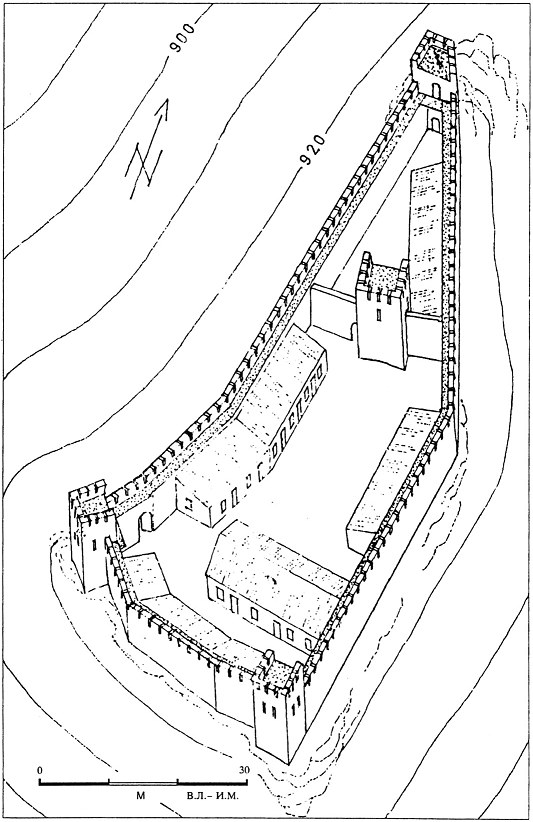 Сл. 28. „Калена Столоватец”, Белица, доцноантички руднички кастел, обновен во средниот век
