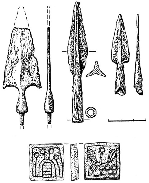 Сл. 29. Кале на „Столоватец”, Белица, наоди; 10.—12. век