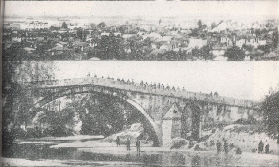 7. Изглед на града с моста на река Олу дере