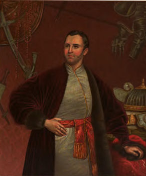 К. М. Оболенскій съ портрета, писаннаго К. П. Брюловымъ (1840-1848 г.)