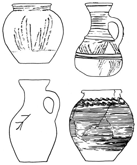 Керамика от Хистрия, Сату-ноу, Гърлииа и Кастели (СР Румъния)